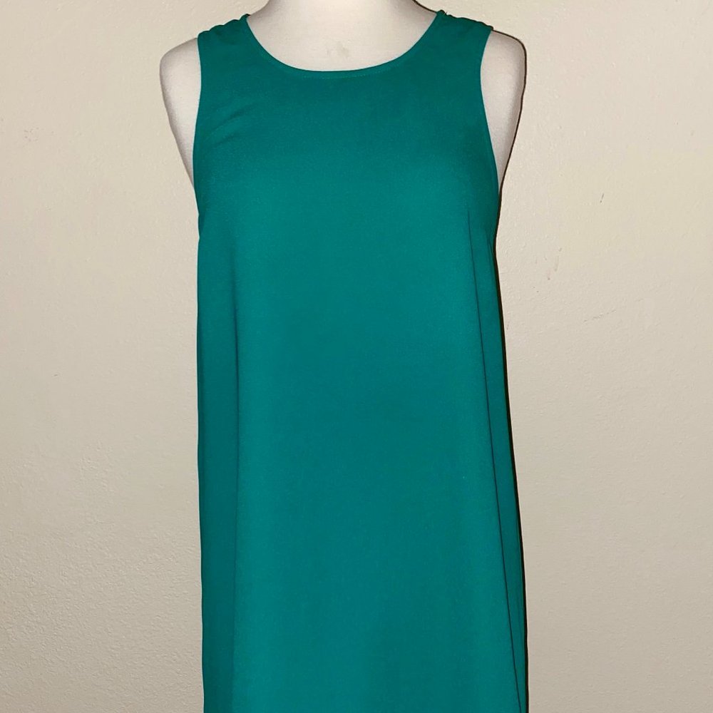 Green Sleeveless Anthropologie Dress